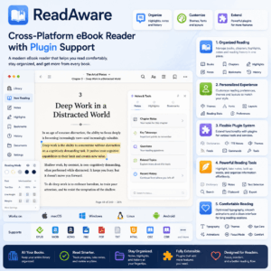 Cross-Platform eBook Reader with Plugin Support