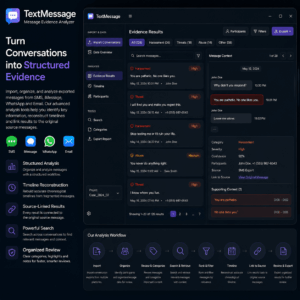 Message Evidence Analysis Tool